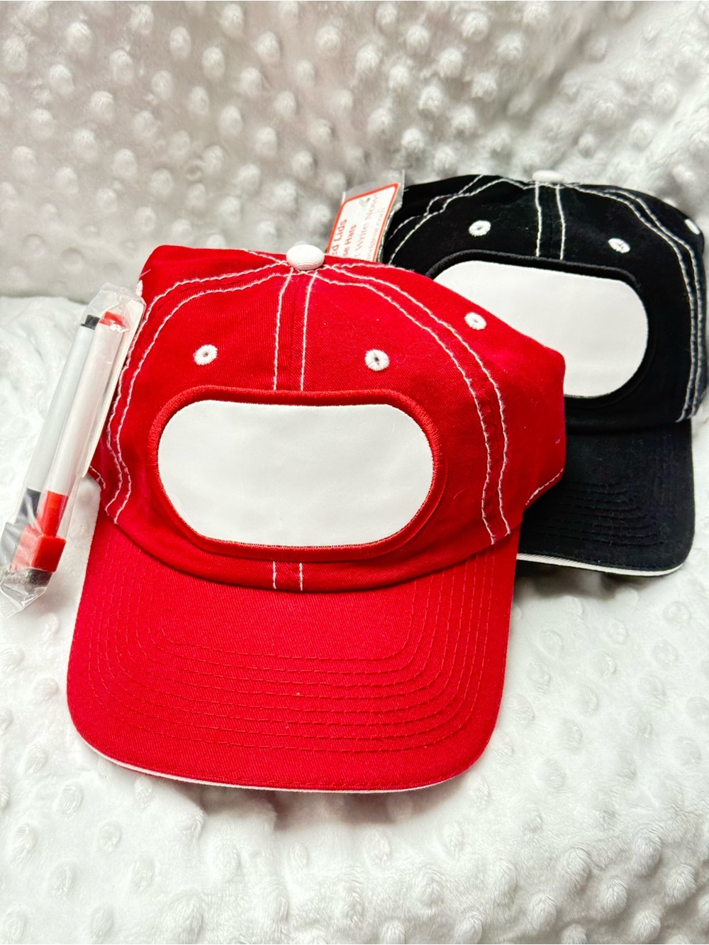 Unscripted Gear Dry Erase Baseball Cap - Red & Black OS